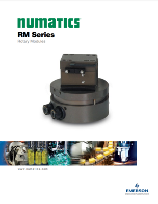 NUMATICS RM CATALOG RM SERIES: ROTARY MODULES